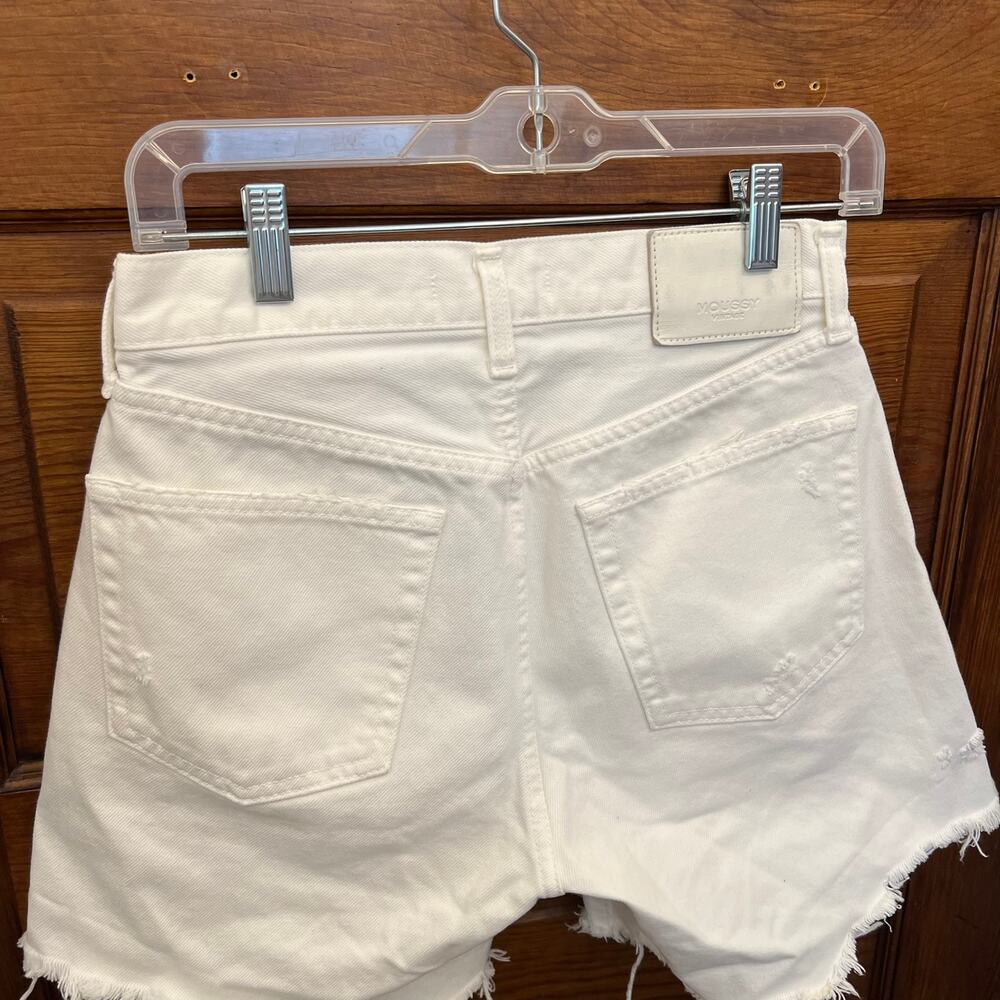 Moussy vintage Cutoff Jean shorts 025esc11-2690 sz 25 Women's White *Stain - Picture 9 of 16